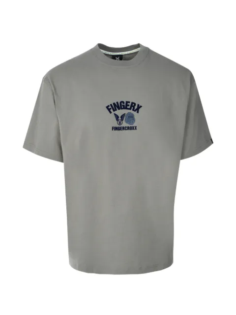FINGERCROXX lettering T-shirt Grey FFXTEM00272XL