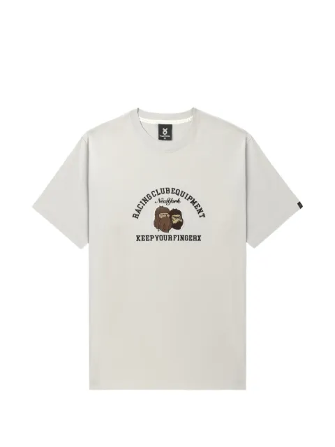 FINGERCROXX crew-neck T-shirt Grey FFXTEM00507XM