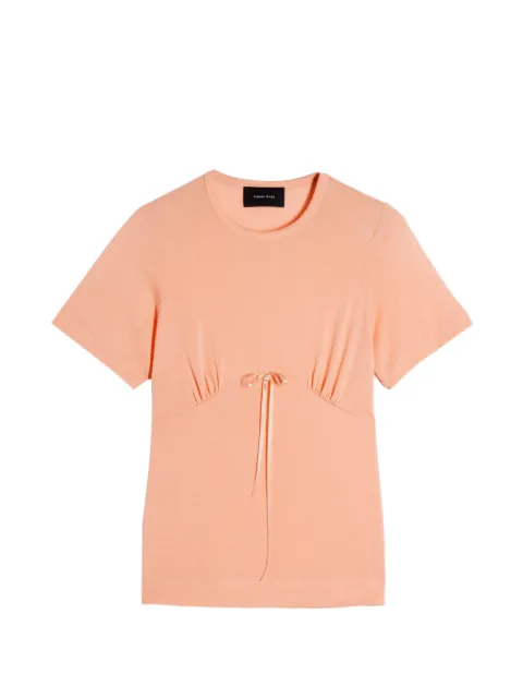 Simone Rocha Gathered Bust Bow T-Shirt Orange 54070571CLEMENTINECLEMENTINE