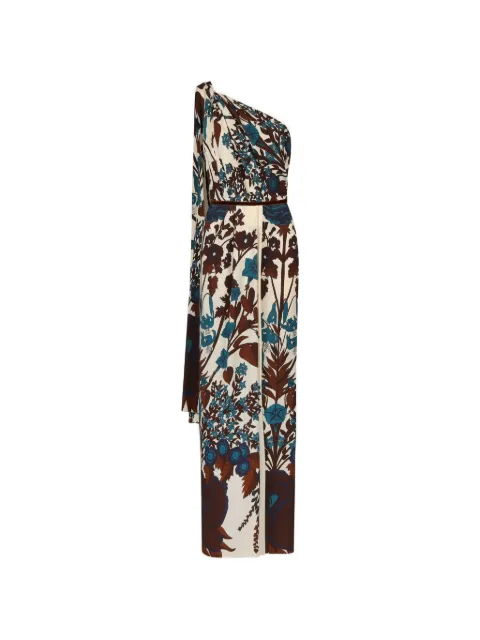 Johanna Ortiz Royal Garden midi dress Neutrals PT03876