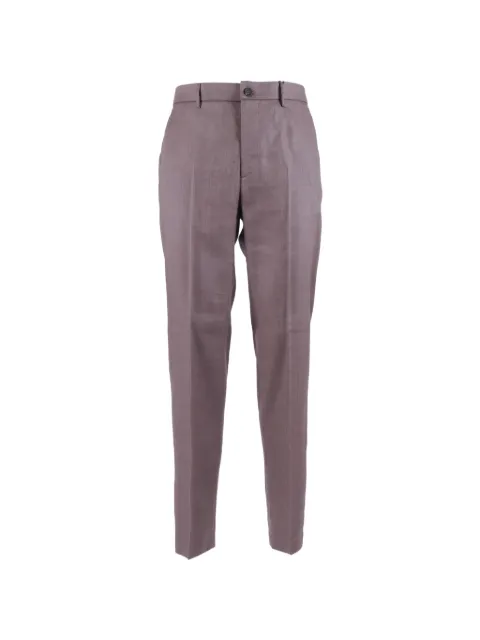 Peserico elasticated-waistband trousers Brown R5472505791