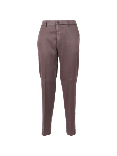 Peserico button trousers Brown R54725T2302470