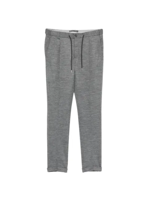 Profuomo drawstring-fastening trousers Grey PPUQ30019B