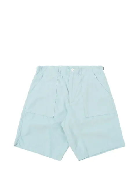 Universal Works Fatigue patch-pocket shorts Blue 34147