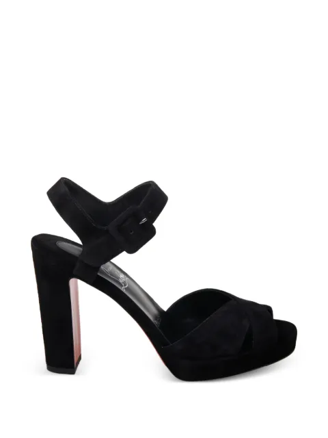 Christian Louboutin buckle strap sandals Black 1260740B439