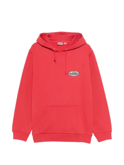 Gramicci logo-detail hoodie Red G6SUJ123
