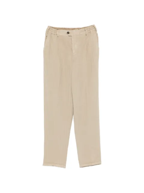 PT Torino elasticated trousers Neutrals CORTRBB30RWLSD61