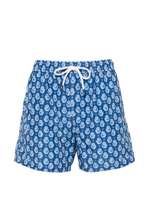 Fedeli floral print swim shorts Blue 00318F710