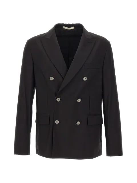 Paolo Pecora double-breasted flap pocket blazer Black L01401999000