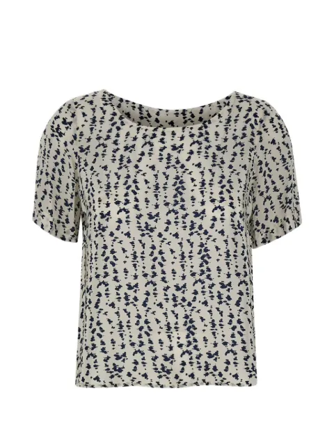 kaos printed round-neck blouse Neutrals SP1OR0163003