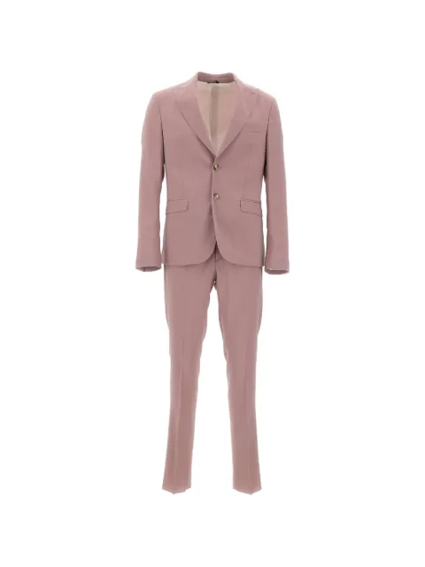 Ungaro peak-lapel single-breasted suit Pink U5001A519844