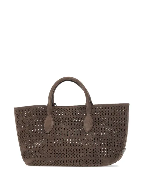 GIANNI CHIARINI Mashup laser-cut tote bag Brown BS11836CMLSR974