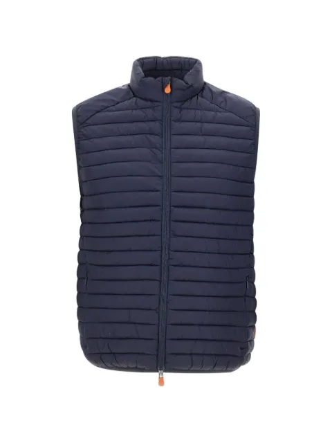 Save The Duck quilted zipped gilet Blue D82777MSTOP2290000