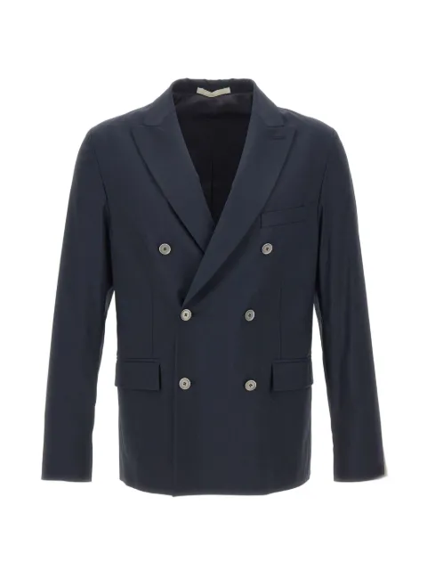 Paolo Pecora double-breasted blazer Blue L01401996685