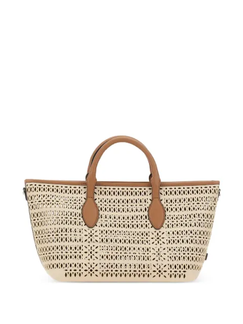 GIANNI CHIARINI Mashup laser-cut tote bag Neutrals BS11506COMMCNVLS