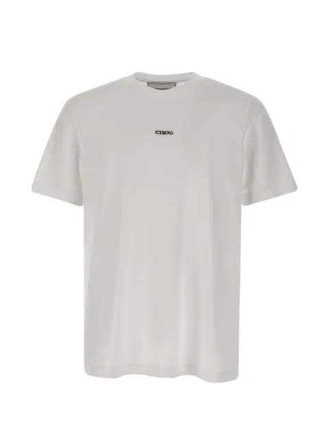 Iceberg logo-detail T-shirt White F02563251101