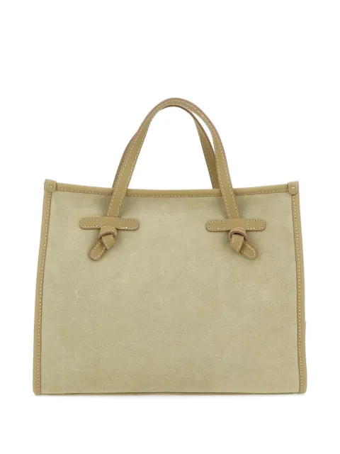 GIANNI CHIARINI 32 Miss Marcella logo-patch tote bag Green BS9762CMPL