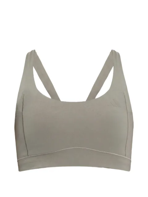 adidas x Entire Studios Optime logo-detail sports bra Neutrals KD6088