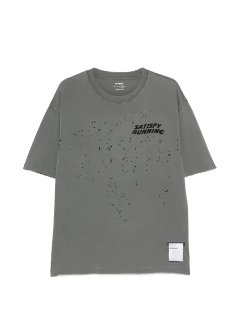 Satisfy crew-neck T-shirt Grey 1100601A08