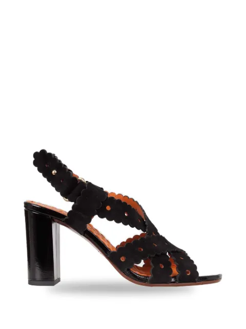 Chie Mihara Biby scalloped ballet flats Black BIBY