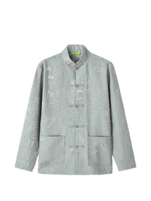 Shanghai Tang long sleeve shirt Green Z2MRB228GF