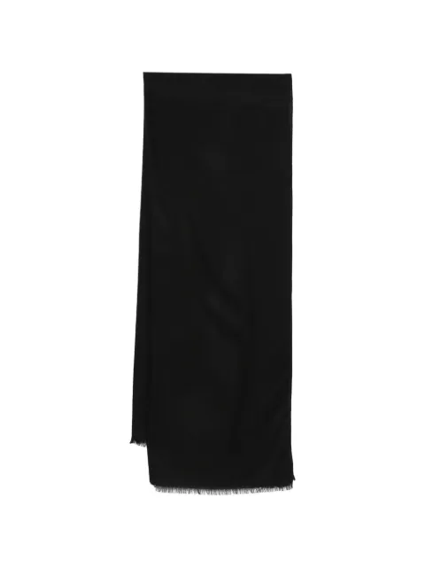 Max Mara Mxapalmeti fringed scarf Black 2614541052600