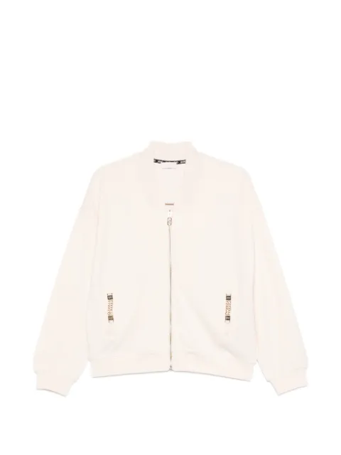 LIU JO sweatshirt with zip and chain details Pink TA6241JS182