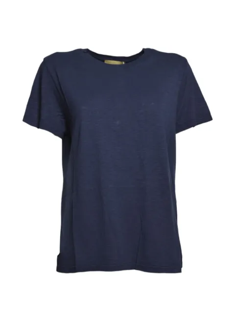 MOMONÌ Calavera short-sleeve slub-texture T-shirt Blue 261MMOTS00626156MO0885