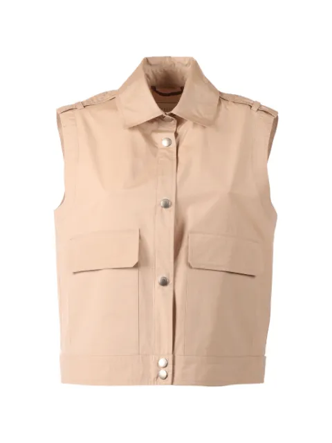 Peserico buttoned vest Neutrals S0316401919