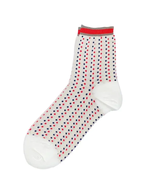 Antipast polka dot-pattern socks White AM589