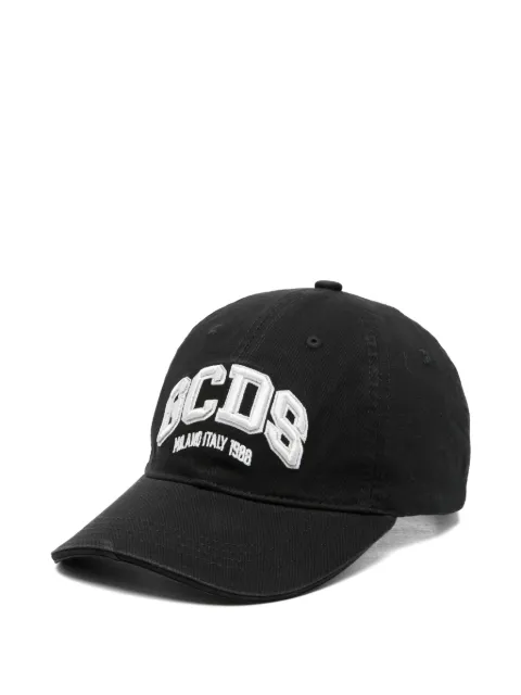 GCDS logo-embroidered baseball hat Black Z0UEQN318T124