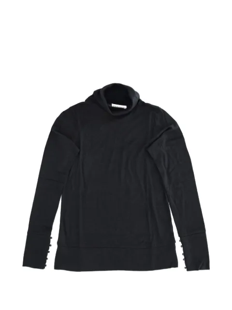 Antipast buttoned knitted top Black KNT210B