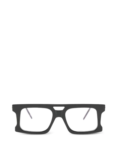 Kuboraum rectangle-frame glasses Black D76