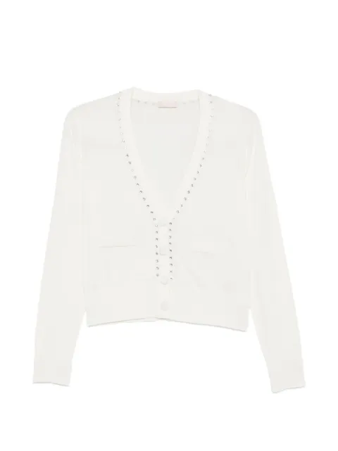 LIU JO embellished button cardigan White WA6141MA16R