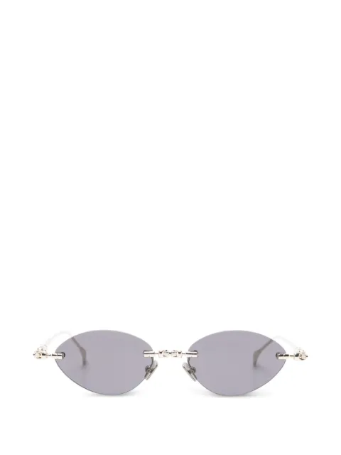Kuboraum oval-frame sunglasses Grey H65