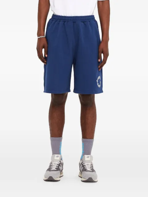 FREEDOM OF SPACE logo track shorts Blue CIRCLELOGOSHORT