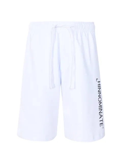 HINNOMINATE cotton bermuda shorts White HMABM00013