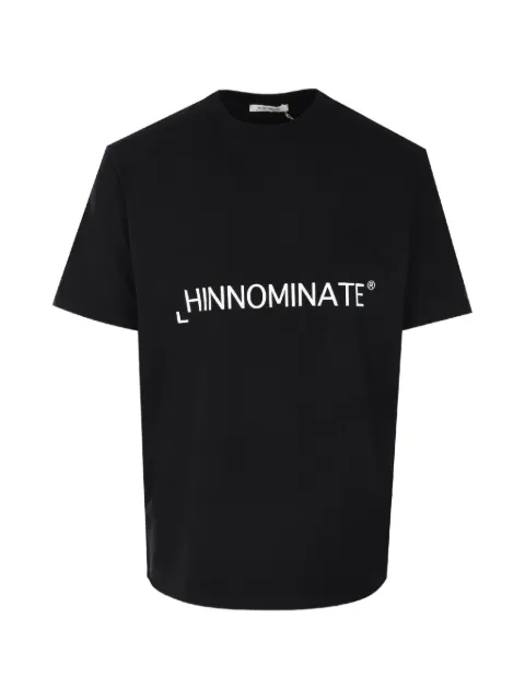 HINNOMINATE logo-print T-shirt Black HMABM00014