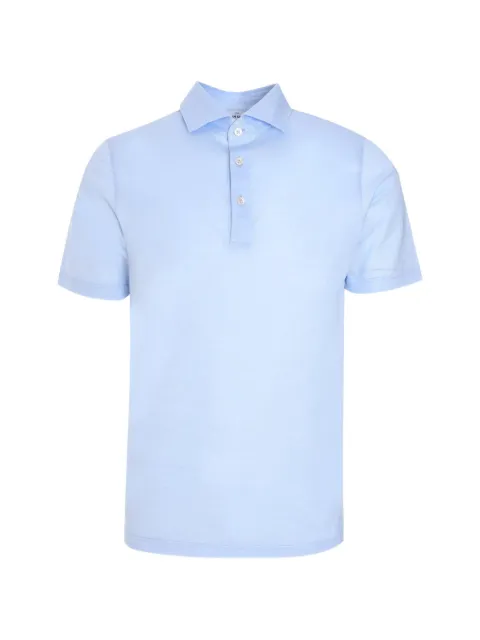 Gran Sasso buttoned short-sleeve polo shirt Blue 6010372710