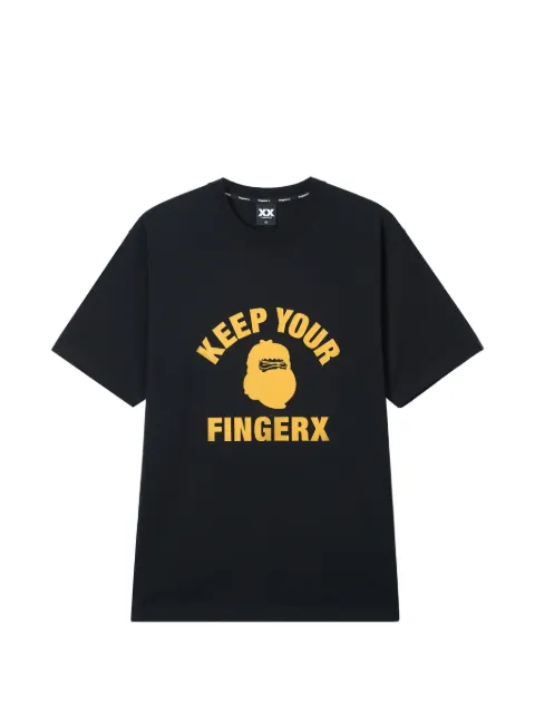 FINGERCROXX graphic crew-neck T-shirt Black 00CVTL702303L