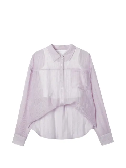 b+ab balloon-sleeve shirt Purple 00CDSL702302L