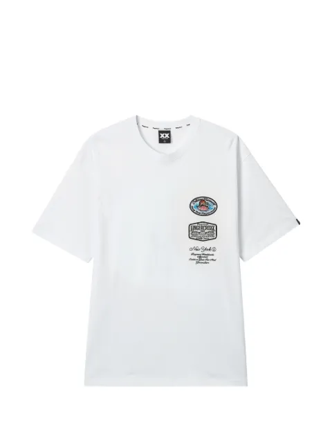 FINGERCROXX patch-appliqué T-shirt White APO1926XXQ