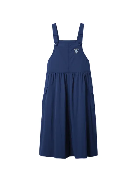 FINGERCROXX embroidered midi dress Blue 00CSHL702301L