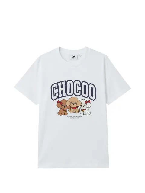 CHOCOOLATE cartoon-graphic T-shirt White FFXTEW01411X