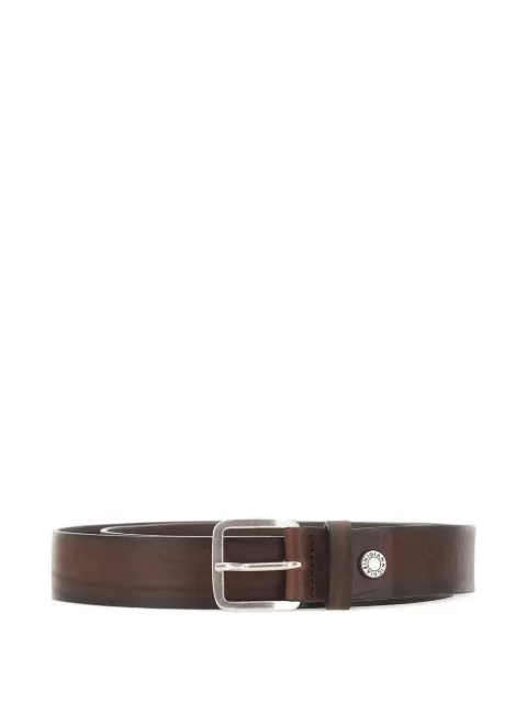 GIANNI CHIARINI smooth buckle leather belt Brown CNK00314VINTMOGANO