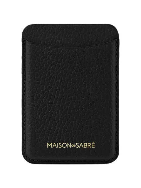 MAISON de SABRÉ leather MagSafe wallet Black MAWA