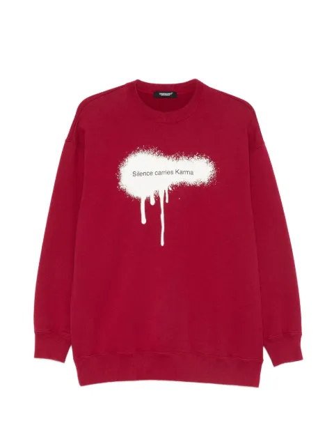 Undercover graphic-print sweatshirt Red UC1F18941