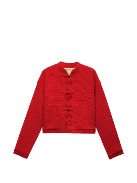 Shanghai Tang cashmere cardigan Red Z3WRC242DN