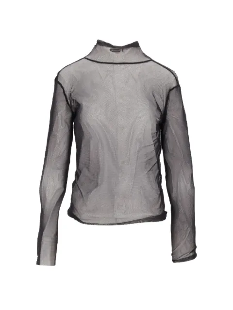 Antipast high-neck long-sleeved top Black MT01NA