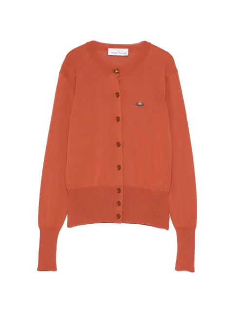 Vivienne Westwood button-fastening cardigan Orange 1803002PY003F